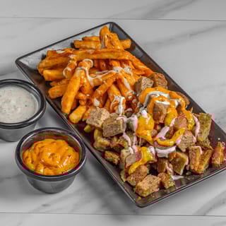 Lamb over fries