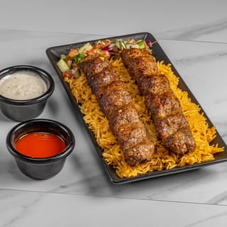Adana kofta platter