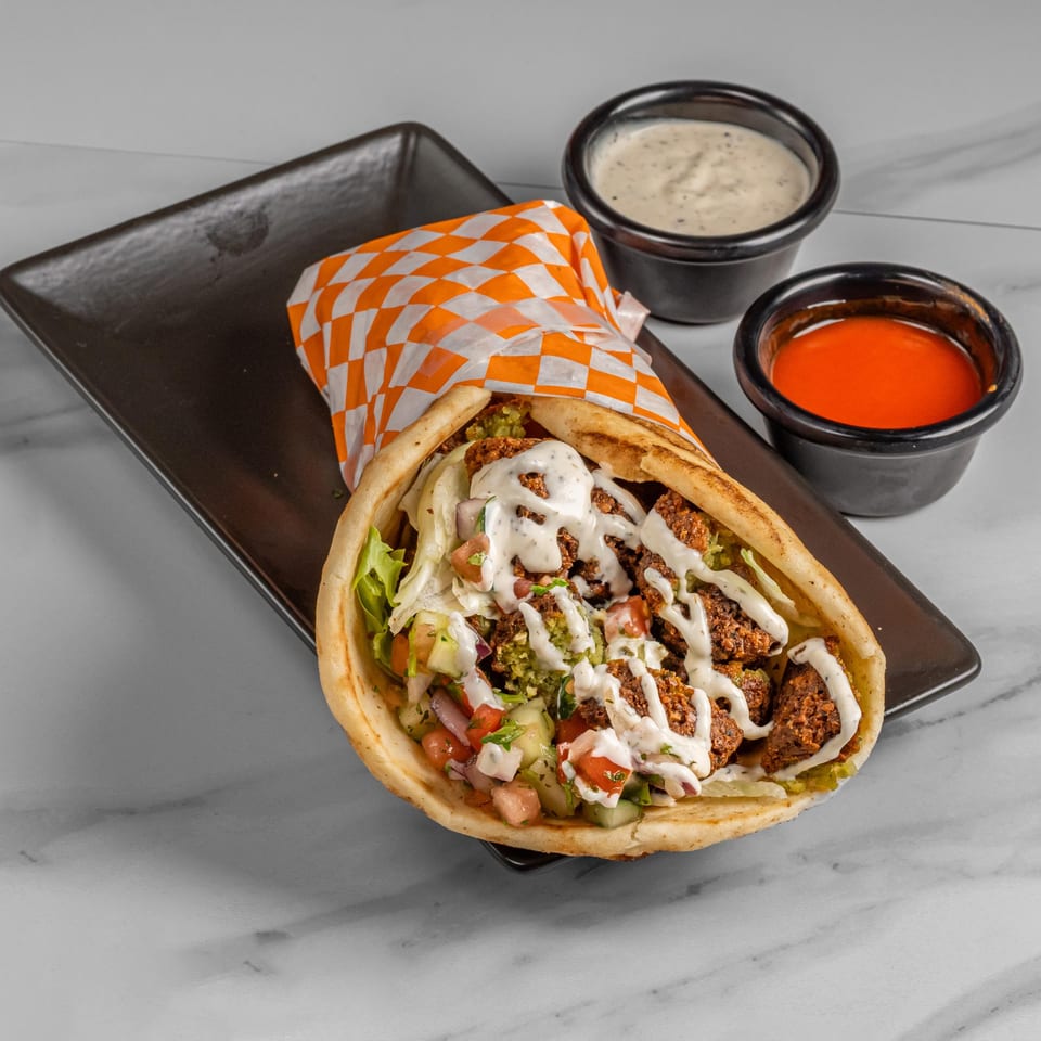 Delicious Falafel Gyro